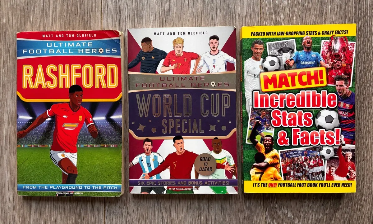 Kids Football Heroes & Facts Book Bundle – Marcus - Image 1