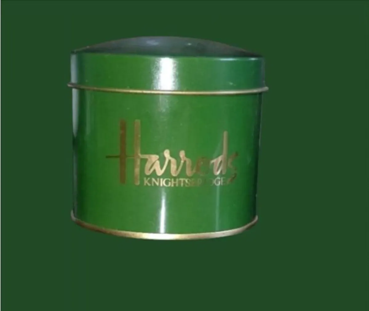 Pristine Vintage Sealed Harrods Biscuit Tin - Image 2
