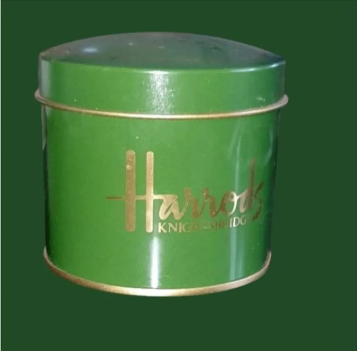 Pristine Vintage Sealed Harrods Biscuit Tin - Image 3