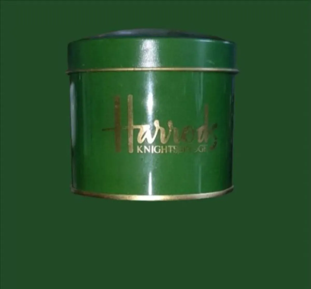 Pristine Vintage Sealed Harrods Biscuit Tin - Image 4