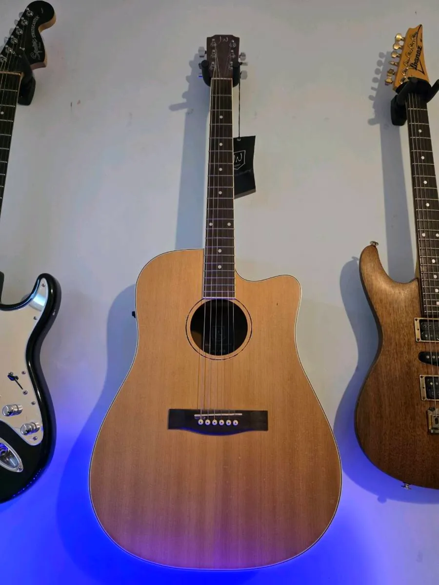 JN Solid Top Acoustic Guitar - Image 1