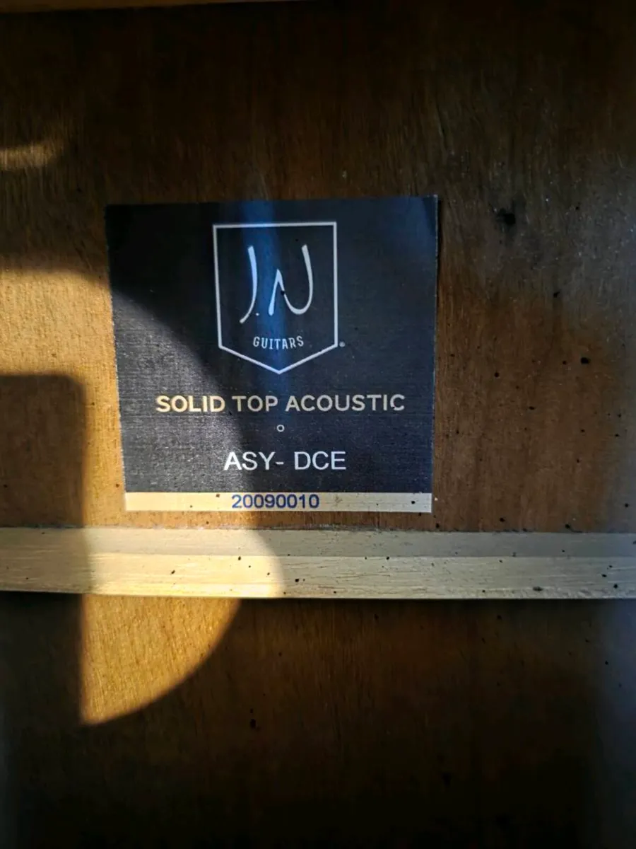 JN Solid Top Acoustic Guitar - Image 2