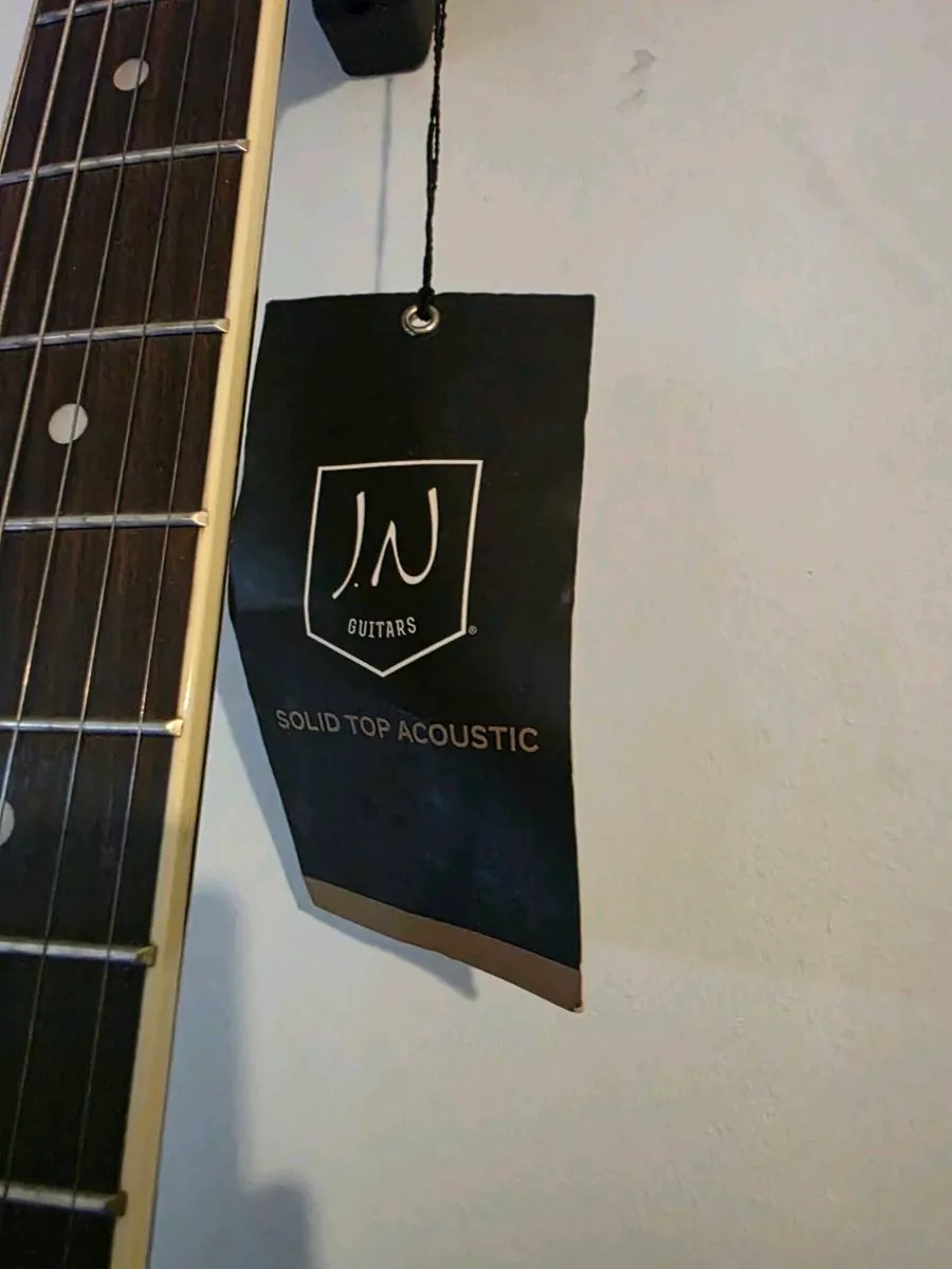JN Solid Top Acoustic Guitar - Image 3