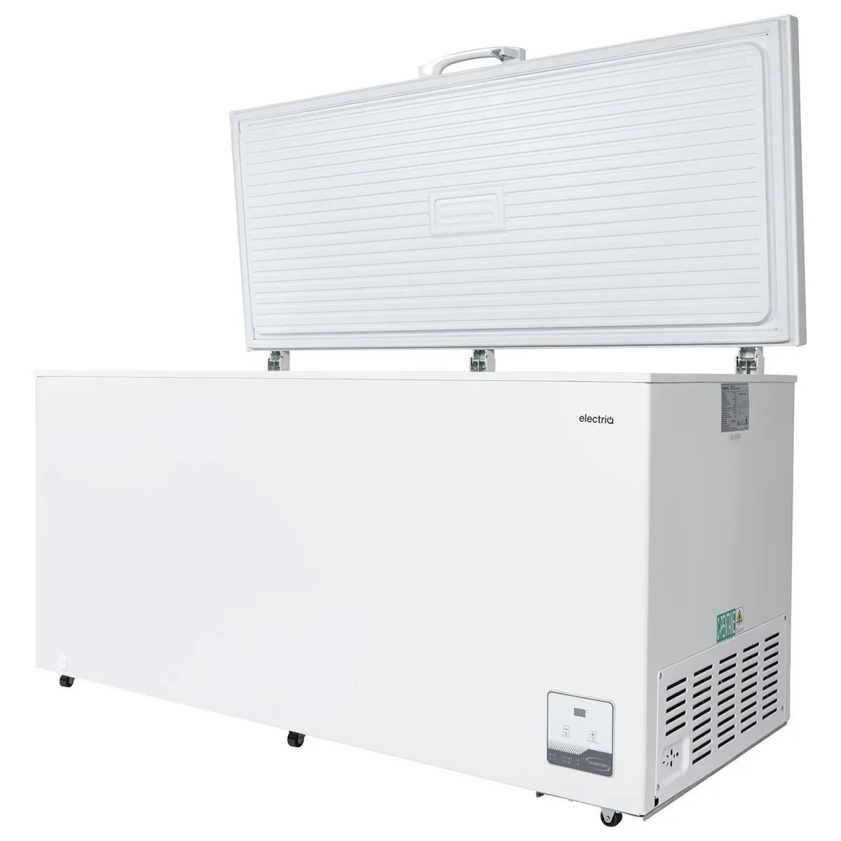electriQ 500 Litre Chest Freezer - White - Image 1