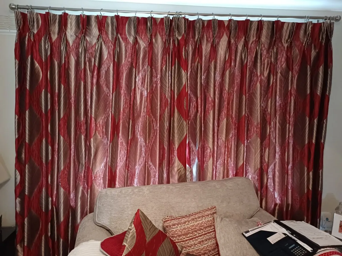 Fully lined living room curtains - Image 4