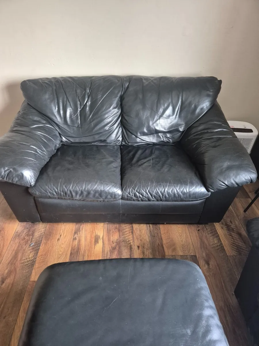FREE 3 seater 2 seater  and pouf - Image 3