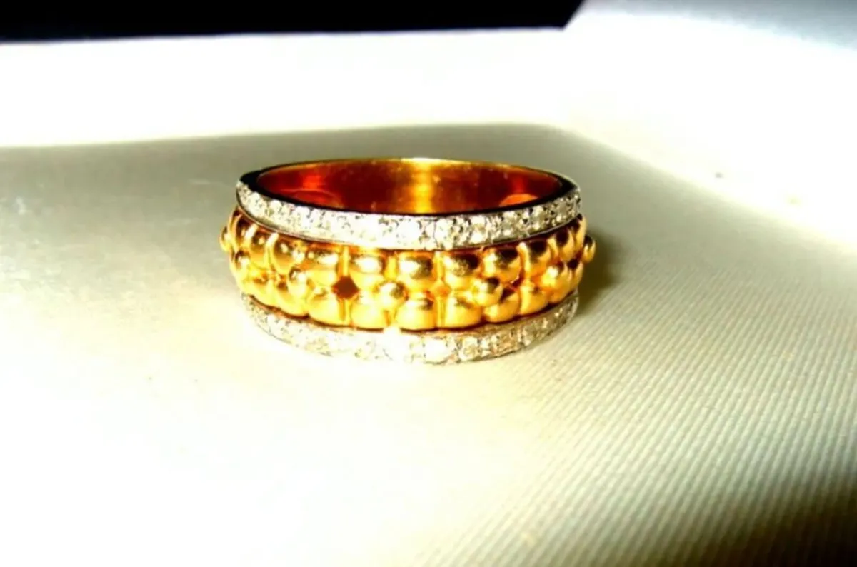 Vintage 18ct Gold/Diamond Hallmarked Ring - Image 2