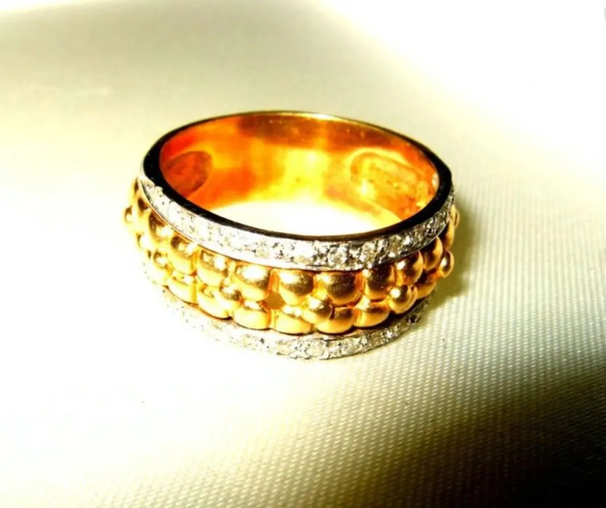 Vintage 18ct Gold/Diamond Hallmarked Ring - Image 4