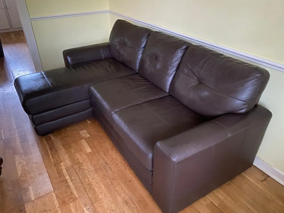 Leather sofa - Image 1