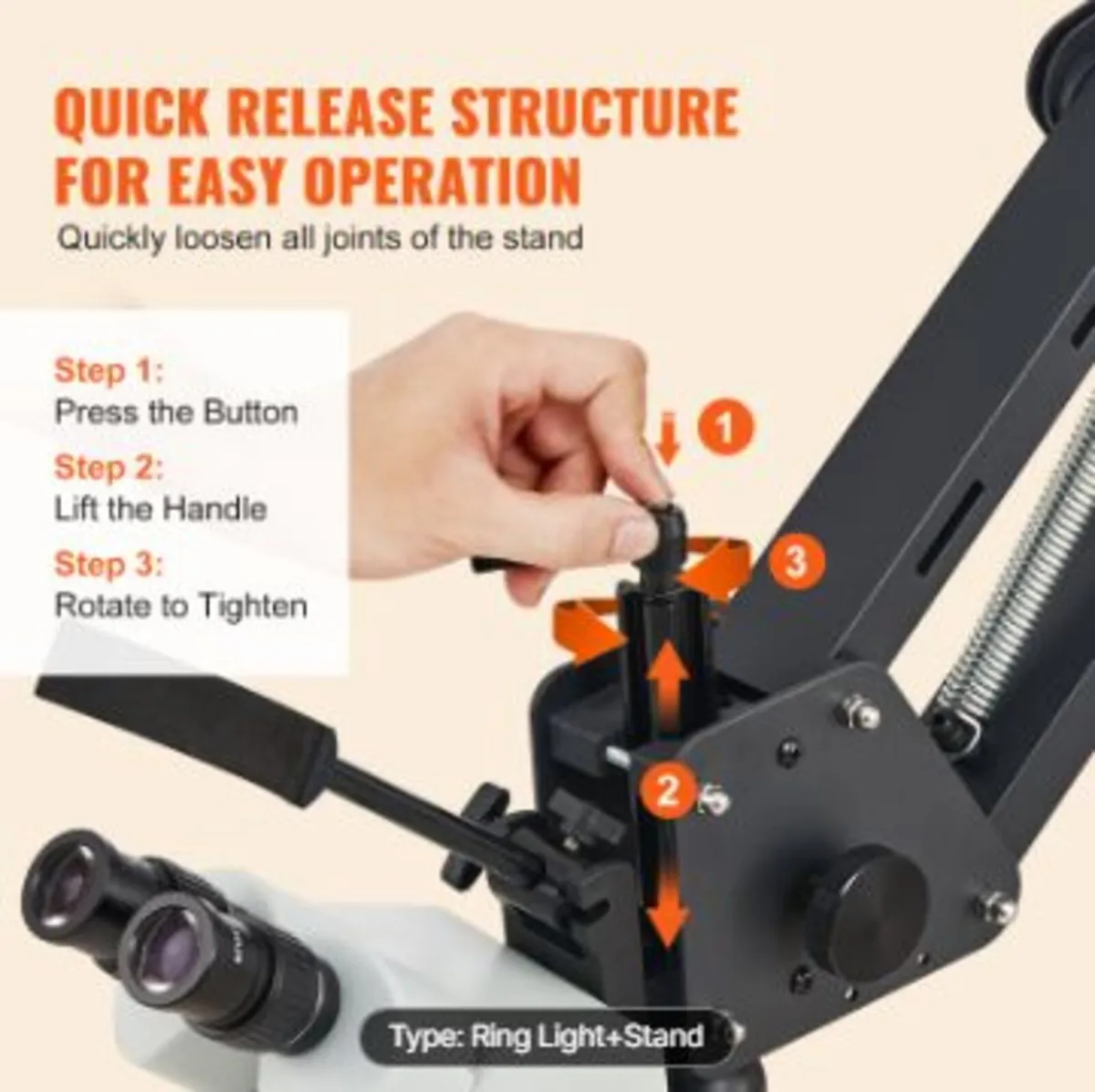 Multi-Directional Microscope with Spring Bracket - Image 4