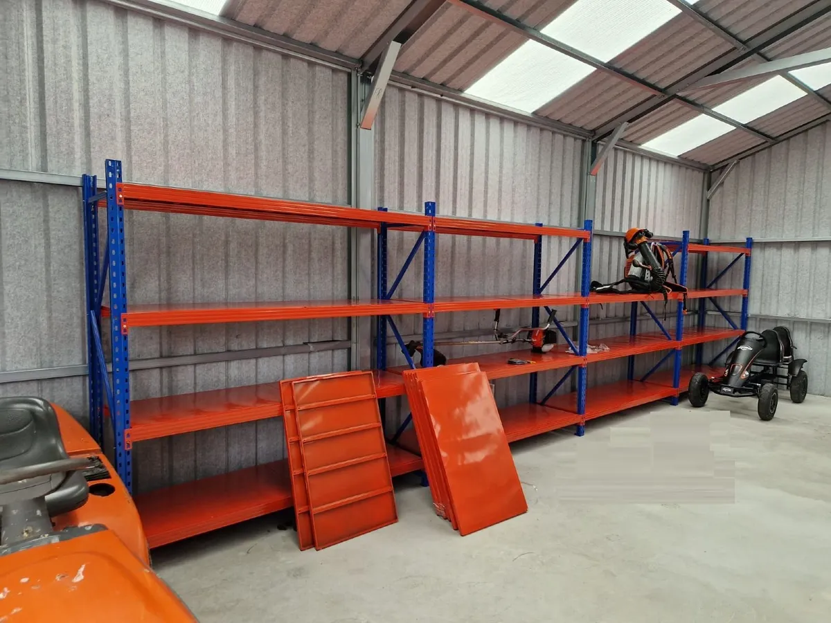 Heavy Duty Garage Shelving All Metal Shelves - Image 1