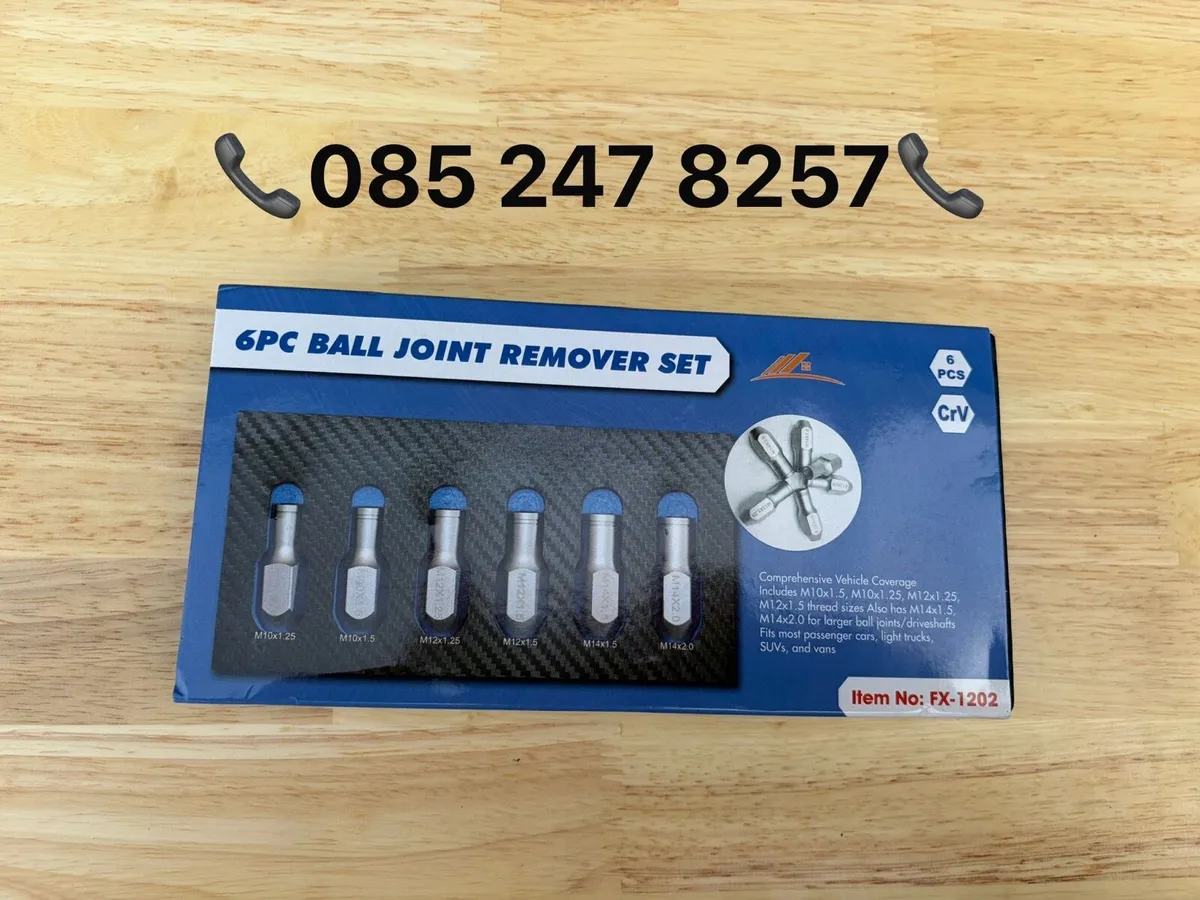 Brand New 6Pc Ball Joint Remover Adapter Set - Image 3