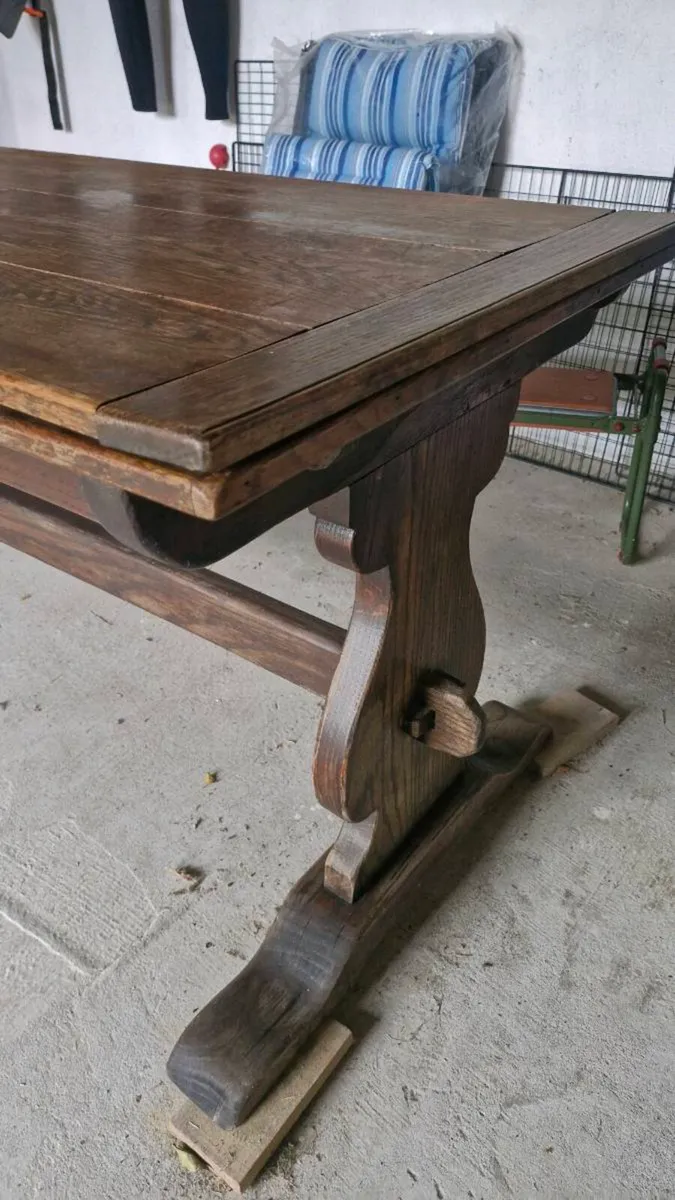 Antique Oak table - Image 3