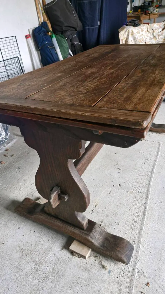 Antique Oak table - Image 2