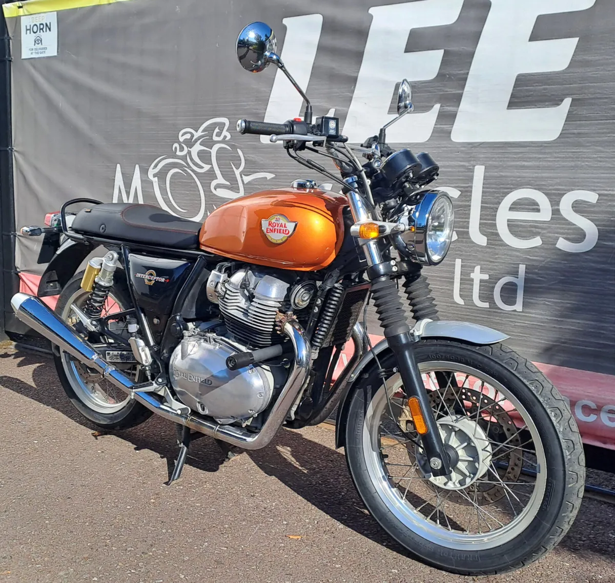 2021 Royal Enfield Interceptor 650 – Orange Crush - Image 1