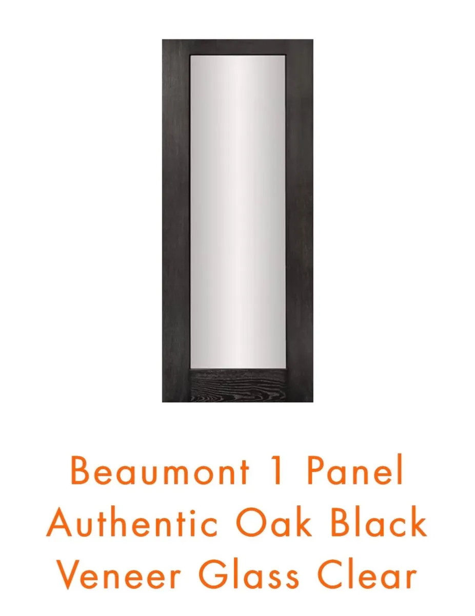 Doors - 34” Black doors - Image 1