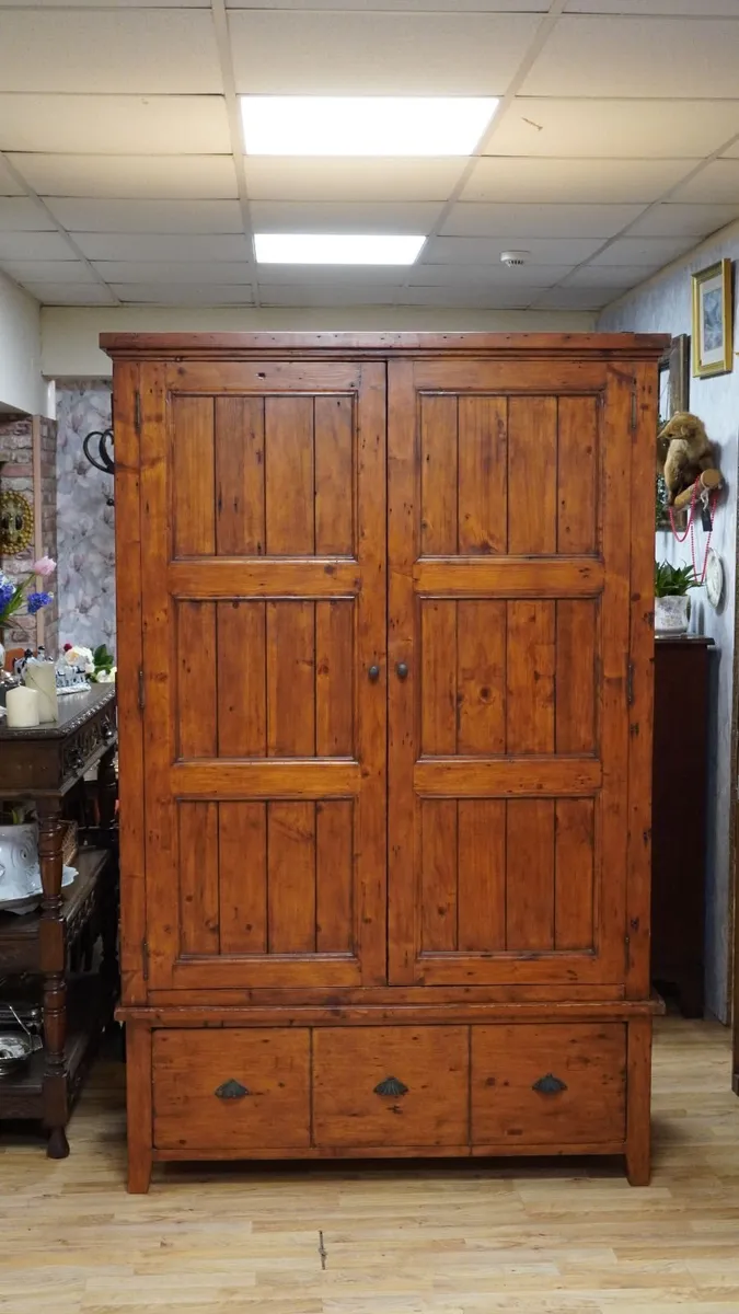 Irish Coast Reclaimed Wood Wardrobe - Image 2