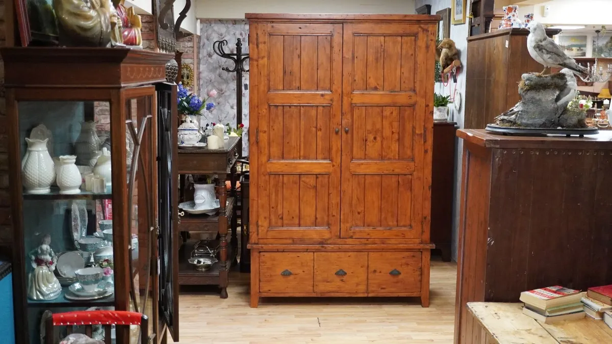 Irish Coast Reclaimed Wood Wardrobe - Image 1