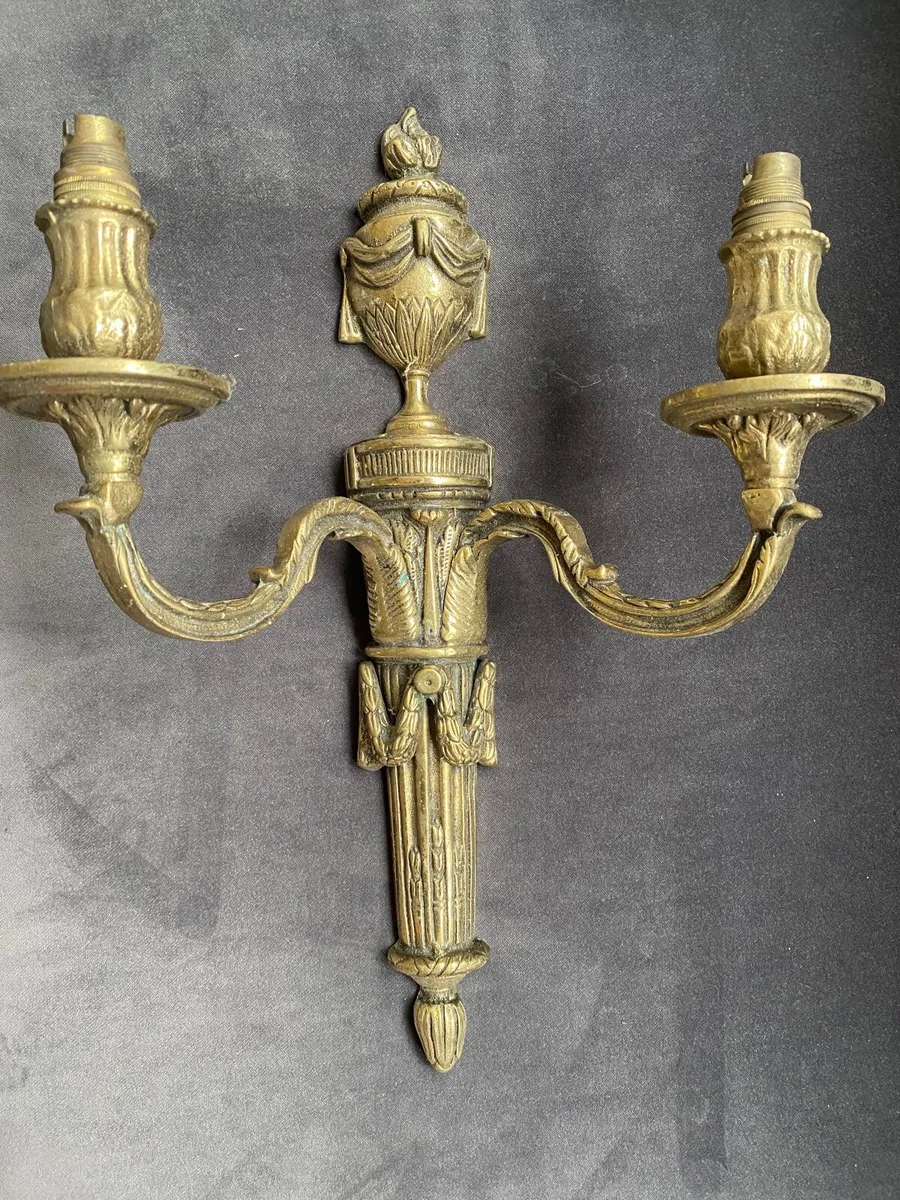 Antique Wall Sconces (already wired!)