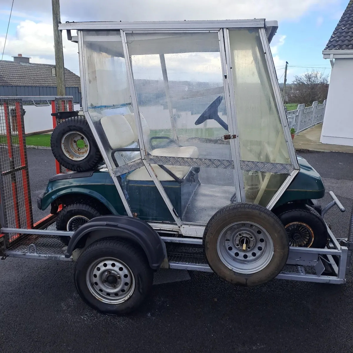 golf buggy abd trailer - Image 1