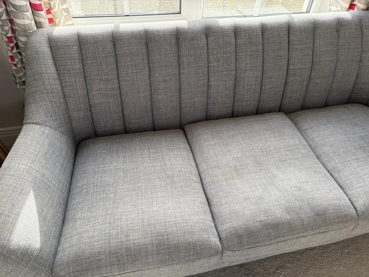 Grey Three Seater Couch - Image 2