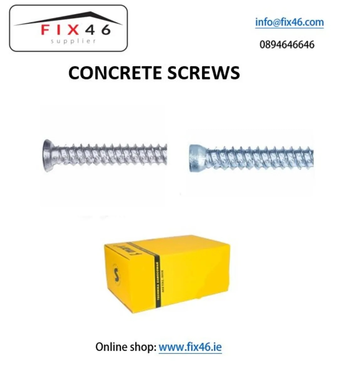 Concrete screws, various sizes, BEST PRICES!!! - Image 2