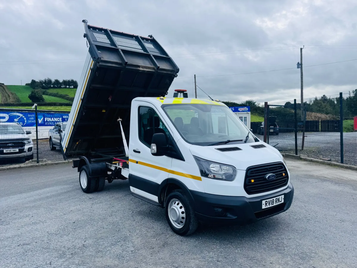2018 Ford Transit Tipper€13750 ON IRISH REG NO VAT - Image 1
