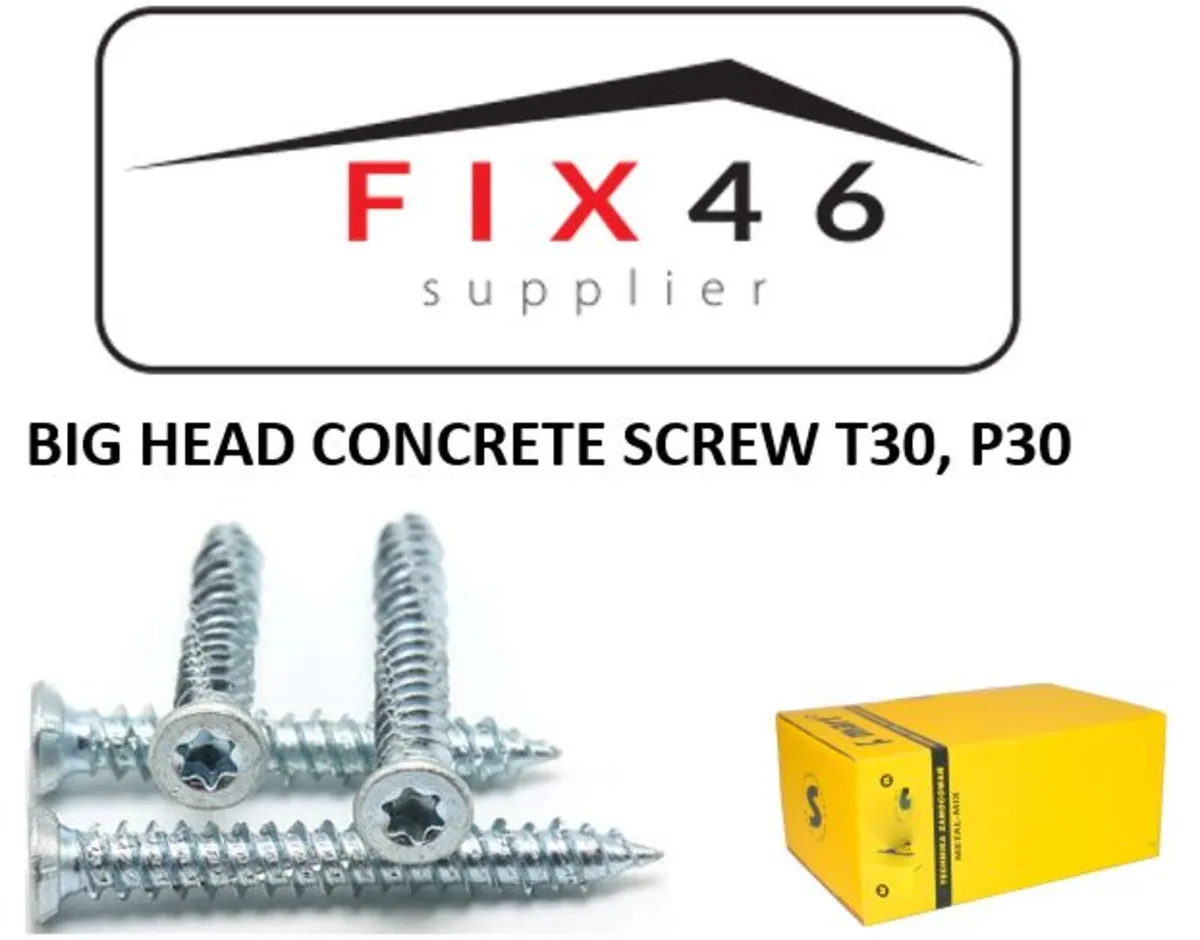 Concrete screws, various sizes, BEST PRICES!!! - Image 1