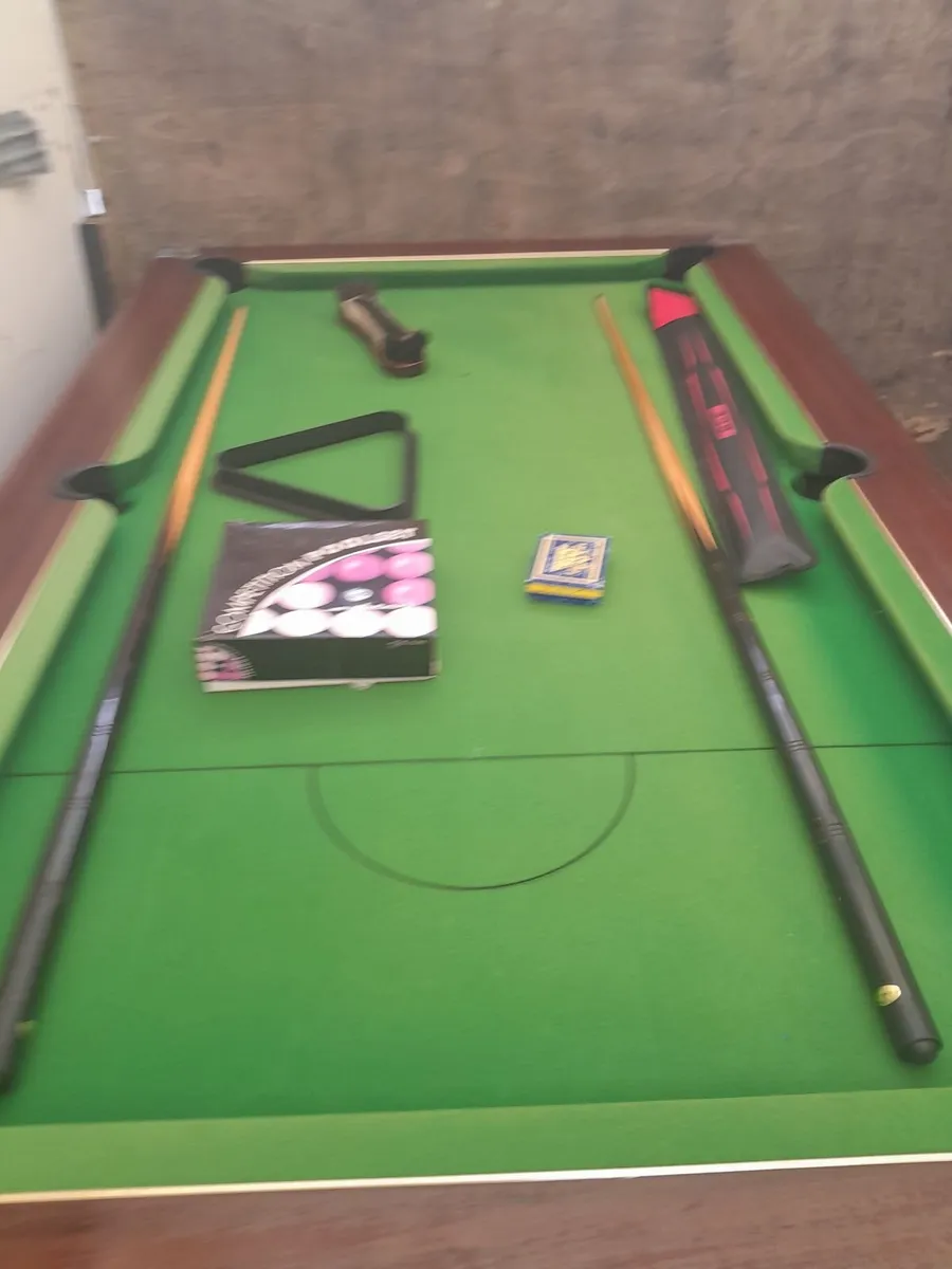 Stateman slate pool table - Image 2