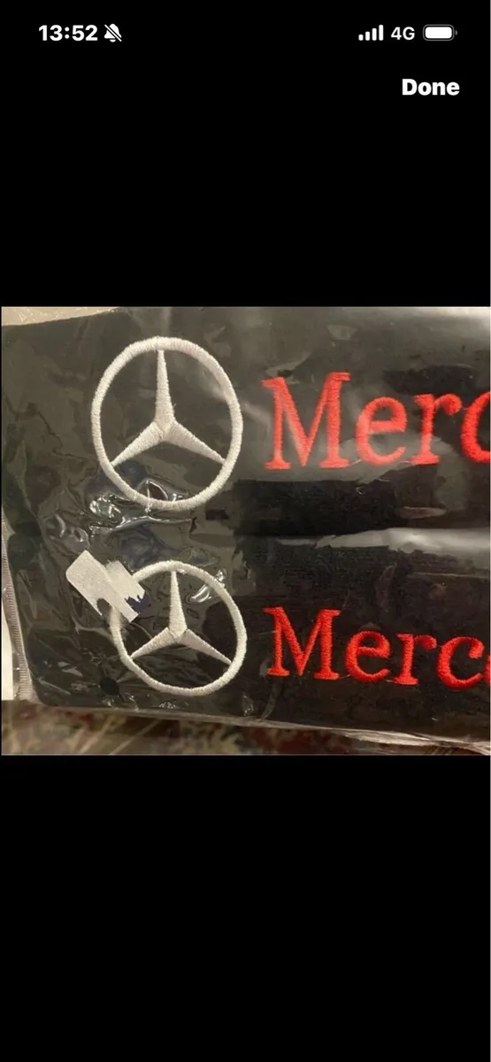 Mercedes Seat Belt Cushion Set - Image 2