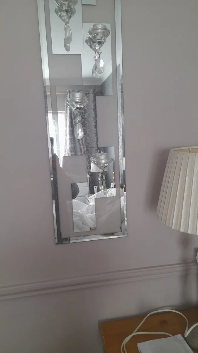 Two Wall mirrors candle holders - Image 1