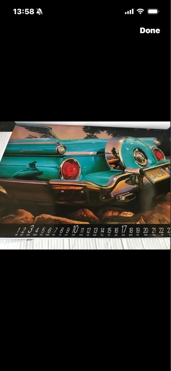 Classic US cars- Henry Ford Calendar 1991 - Image 2