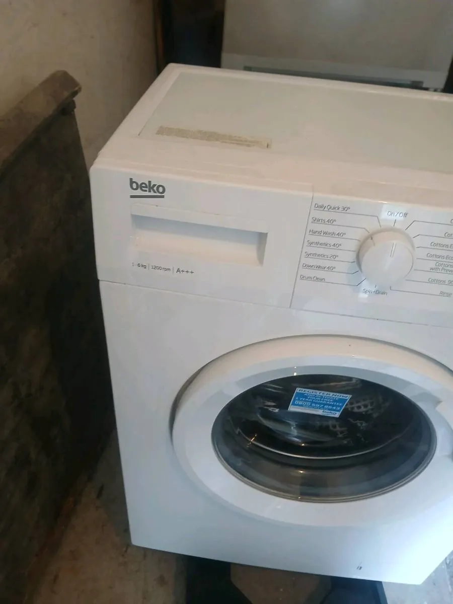 beko 6kg washing machine - Image 1