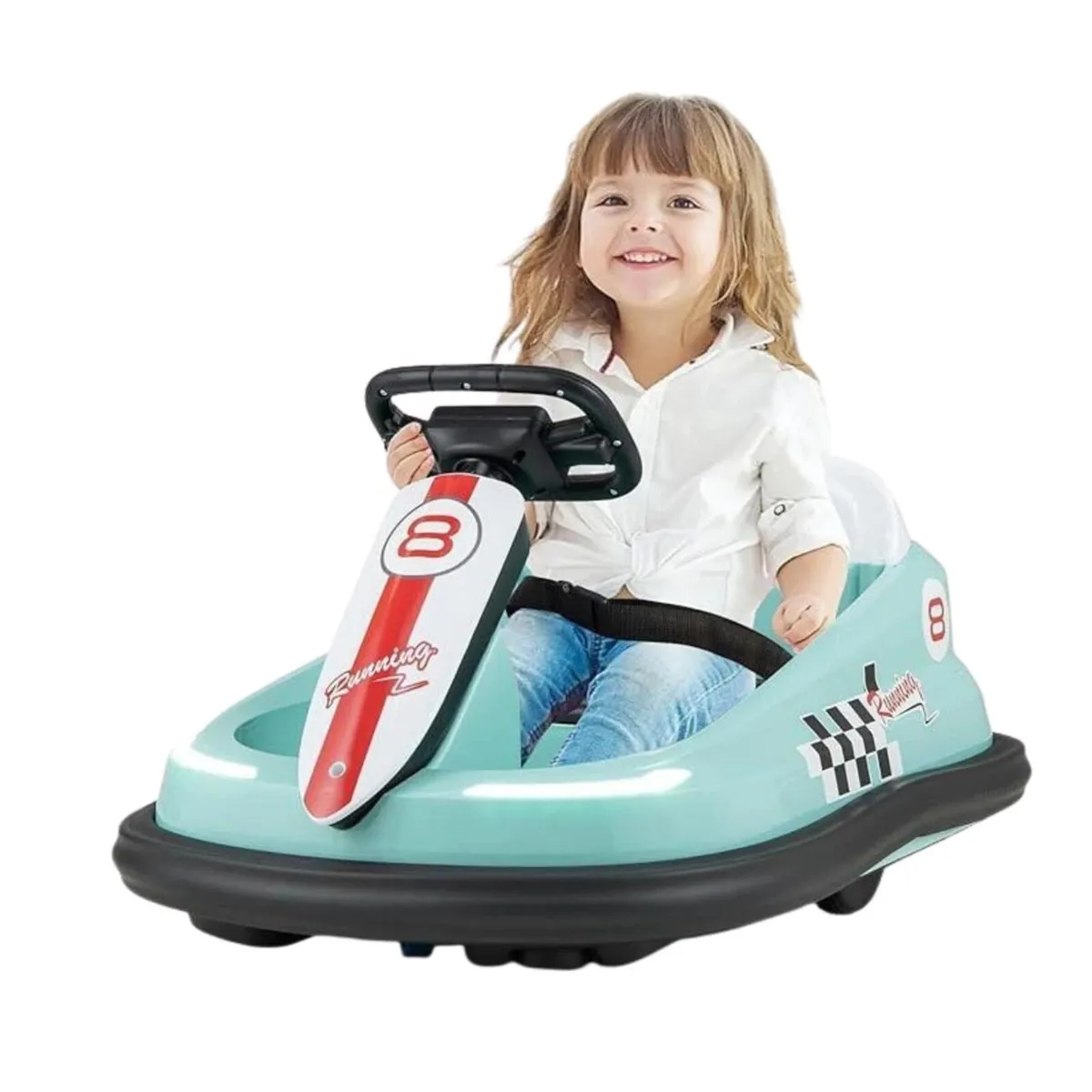 BumperBoo 6V Bumper Car Green - Image 1