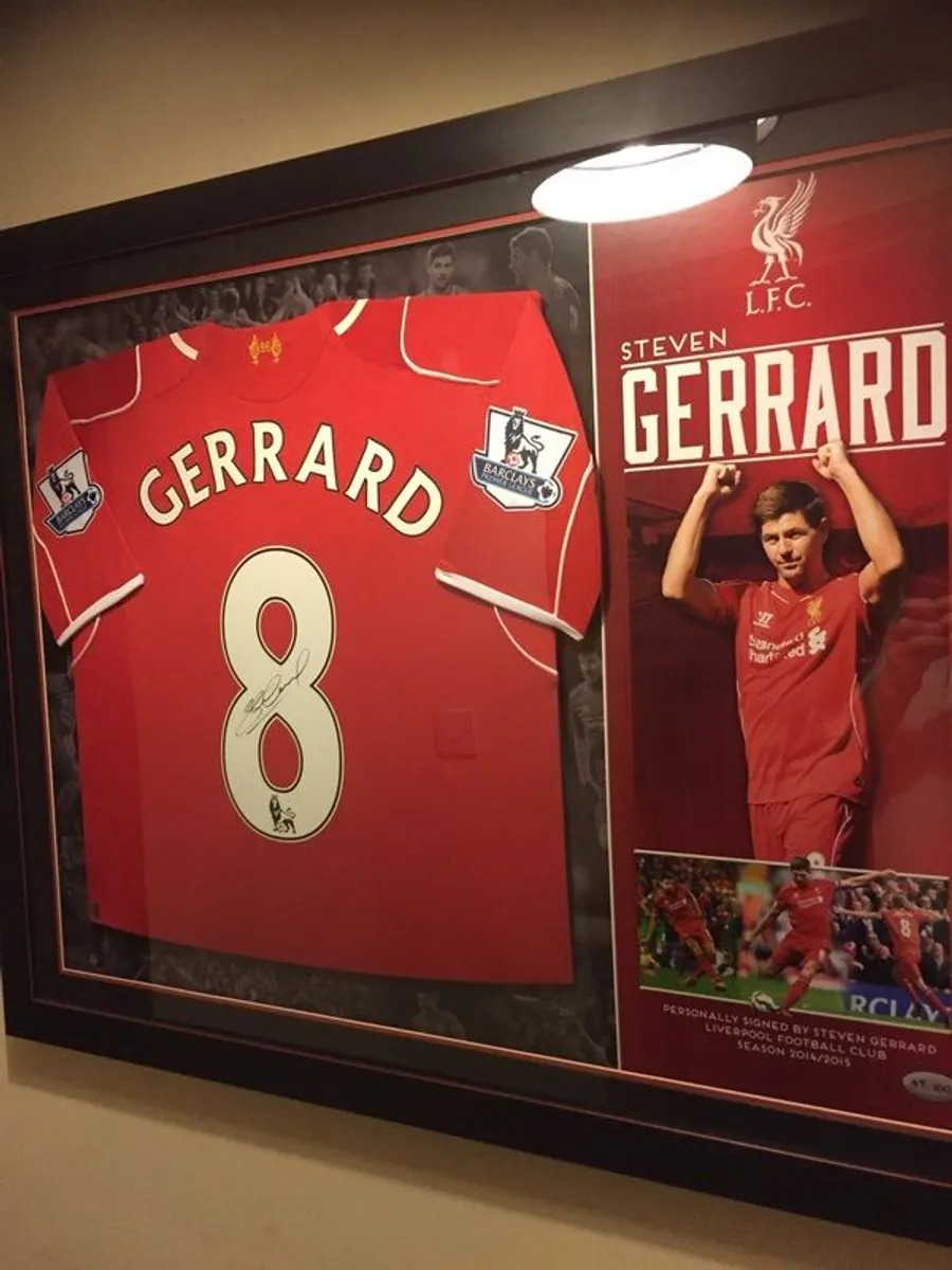 Steven Gerrard Signed Jersey - Image 2