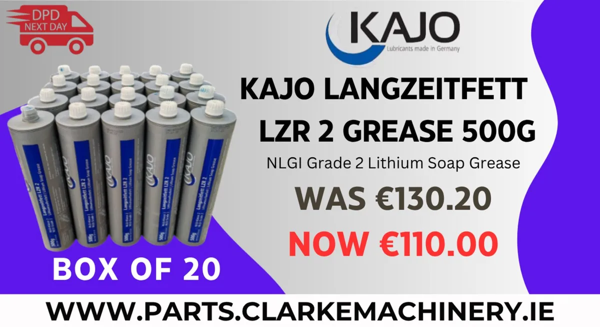 Kajo Langzeitfett LZR 2 Grease Box of 20 Deal !!