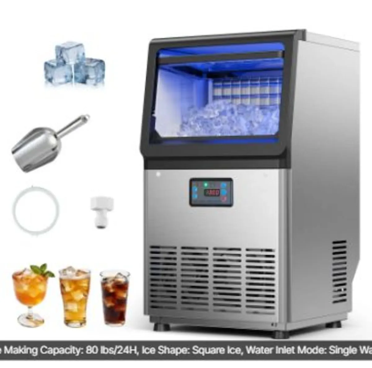 Commercial Ice Maker Machine, - Image 1