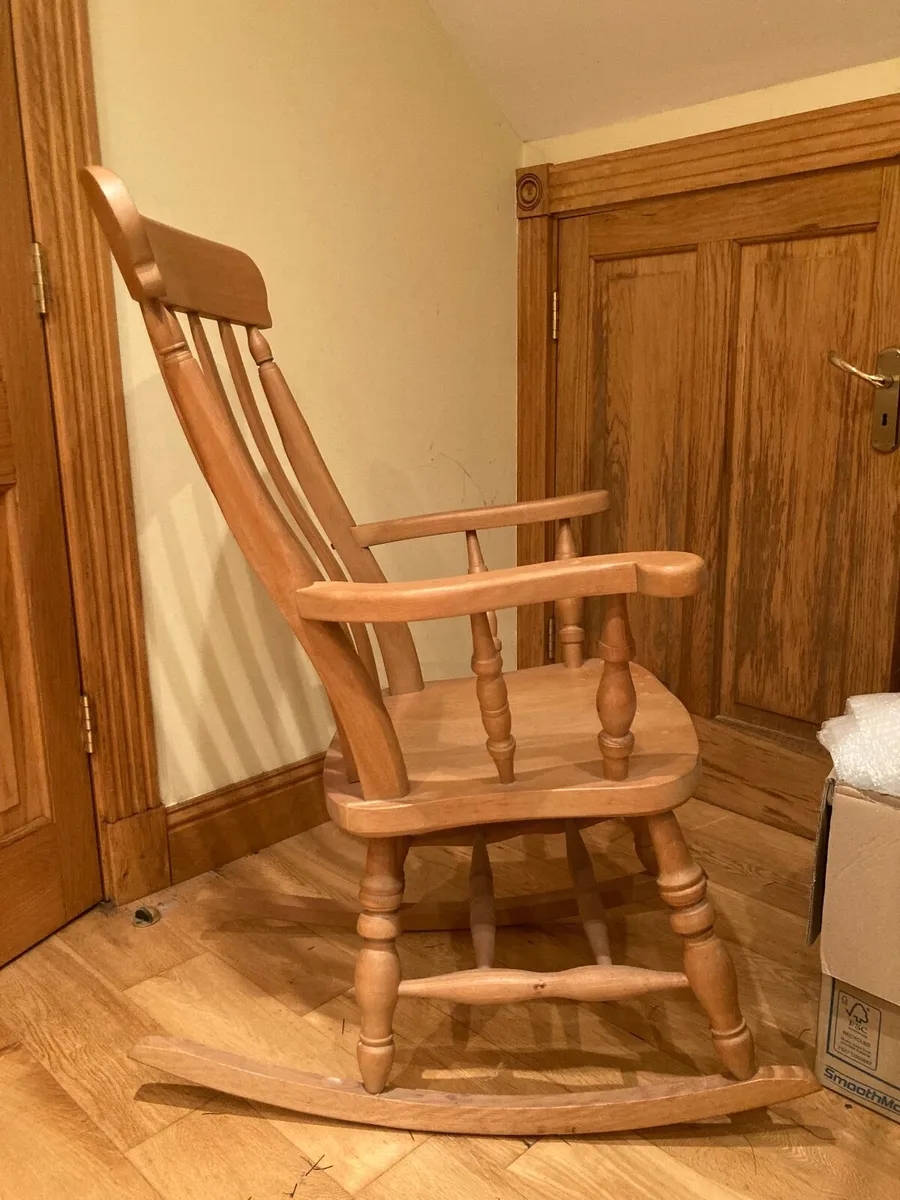 Wood Rocking Chair - Image 3