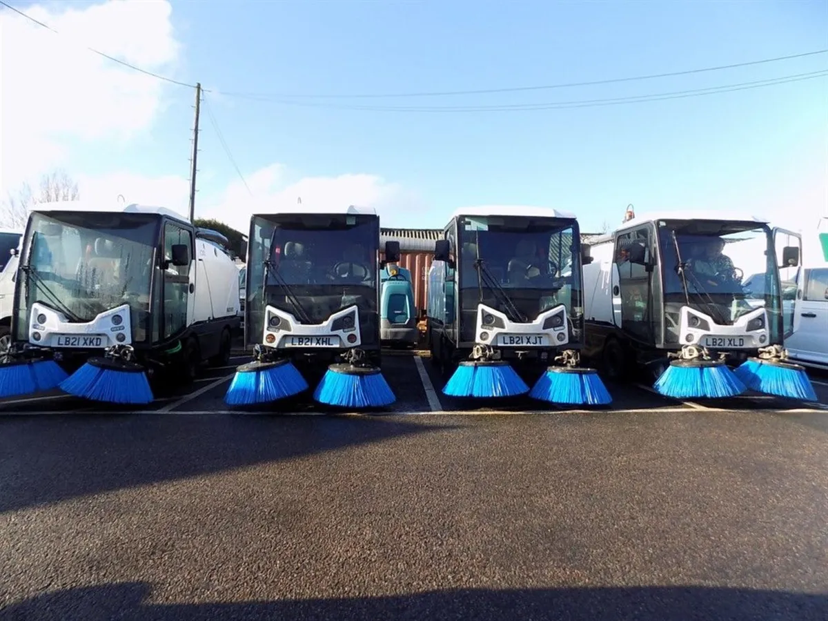 9 IN STOCK . BUCHER C202 INDUSTRIAL SWEEPERS - Image 1