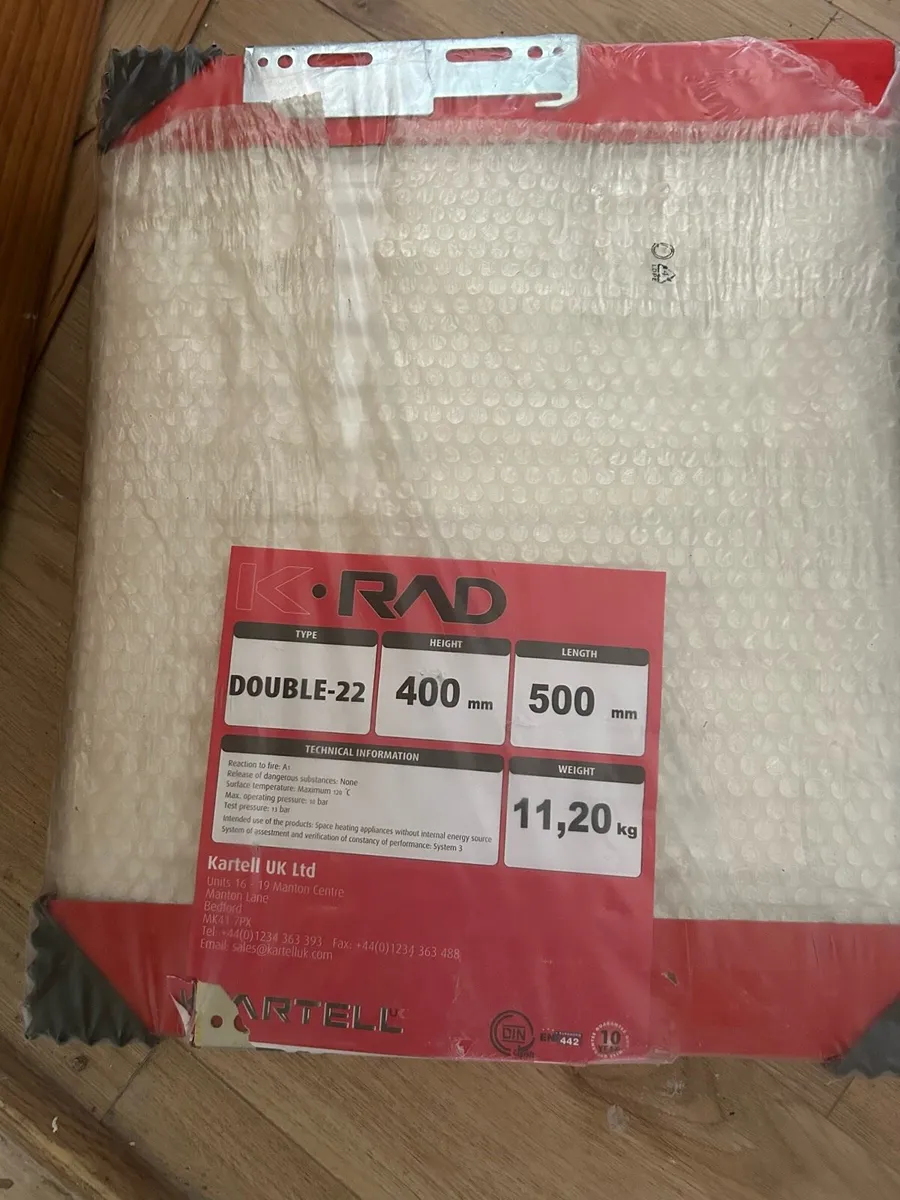 KRad 400 x 500mm double radiator