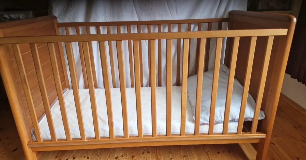 Wooden Cot - Image 1