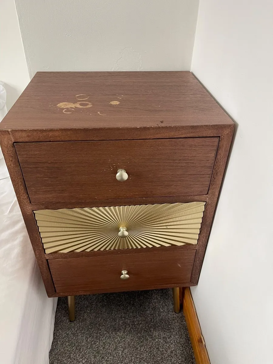 Two Bedside locker one brand new - Image 4