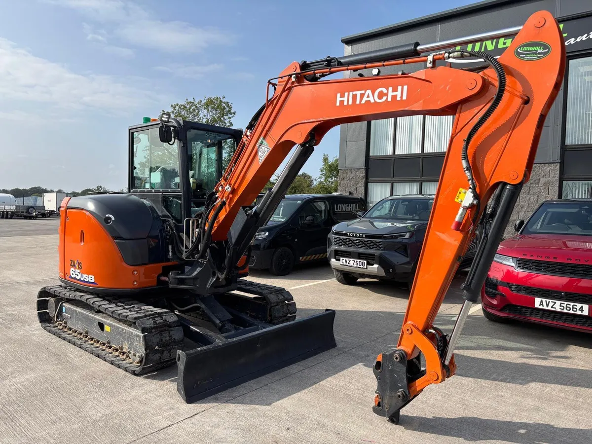 2024 HITACHI ZX65 USB-6 CLR - Image 4