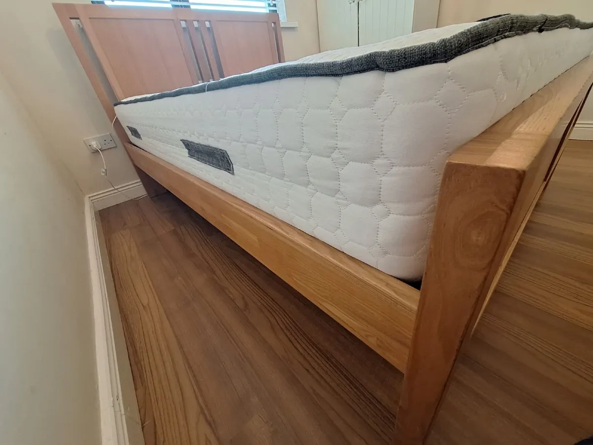 Double Bed and New Mattress - Image 2