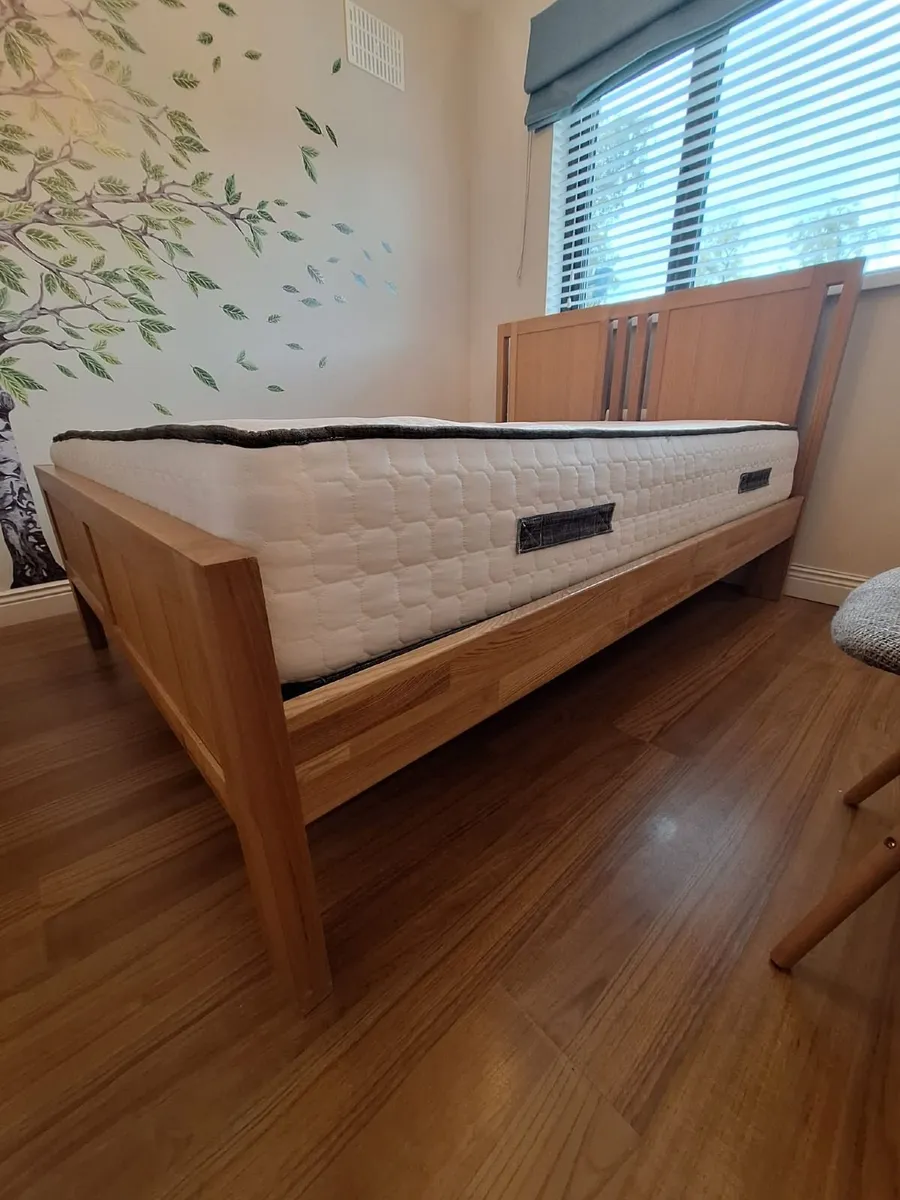 Double Bed and New Mattress - Image 1