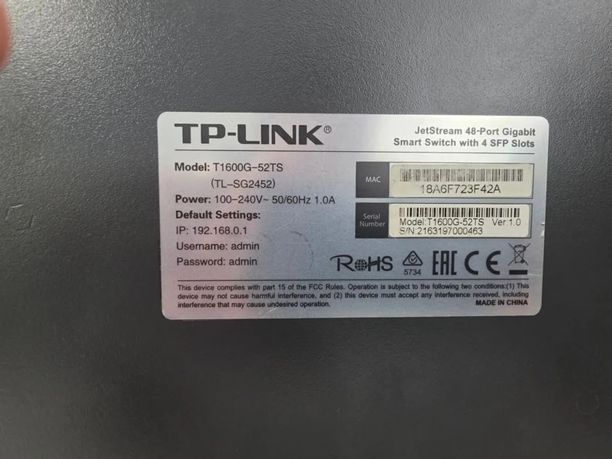 TP-Link TL-SG3428 Managed Switch - Image 2
