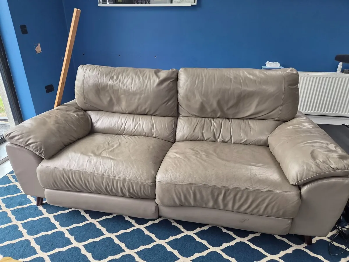 Leather sofa - Image 1
