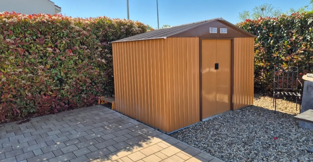 New 9 x 6ft Garden Metal Storage Shed.
Outdoor Sto - Image 1
