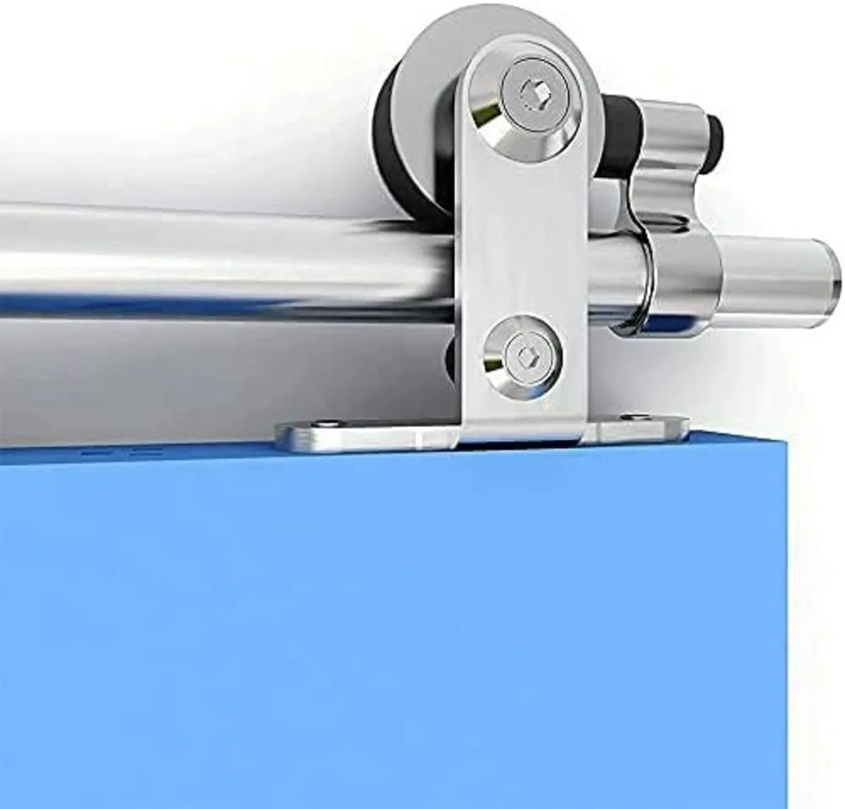 6.6FT Sliding Barn Door Hardware Kit – Single Door - Image 1