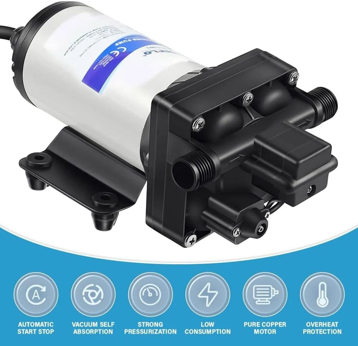 220V Electric Diaphragm Pump for Irrigation - Image 2